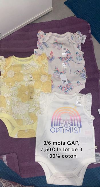 Lot 3 bodies gap neufs