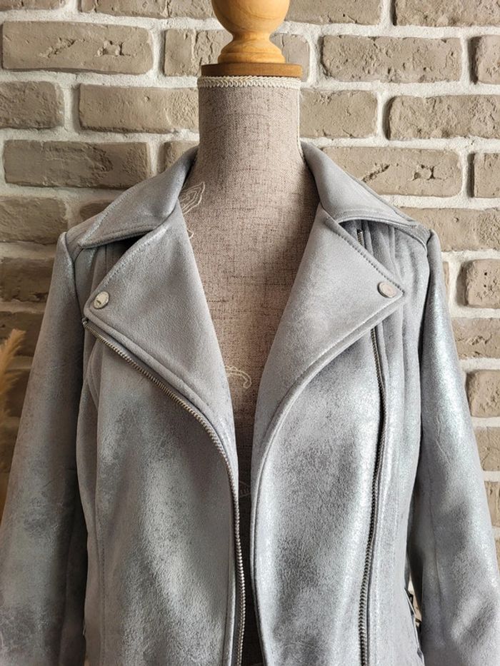 Perfecto argenté Morgan - Neuf - photo numéro 2