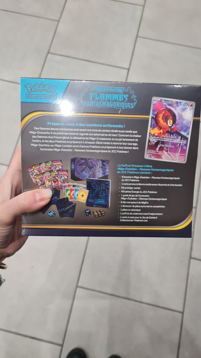Coffret etb pokemon mega évolution 2 flammes fantasmagoriques - photo numéro 5