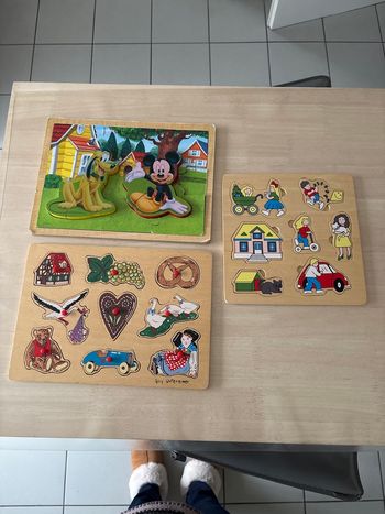 Lot de 3 puzzles 