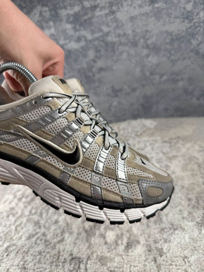 Nike P-6000 Running - Coconut Milk Silver - Silver & Beige & White - photo numéro 15