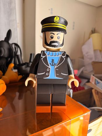 Lego Capitaine Haddock 20cm