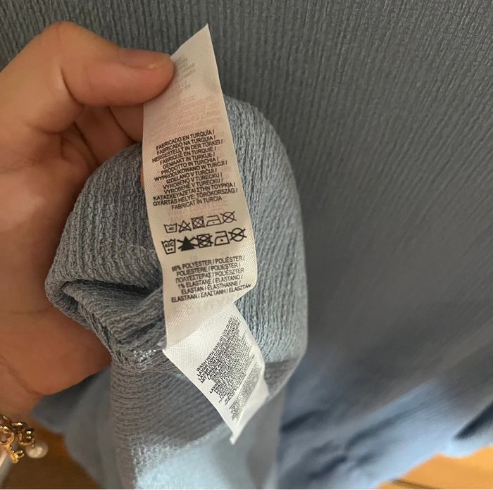 Robe manches courtes bouffantes bleu Primark - photo numéro 6