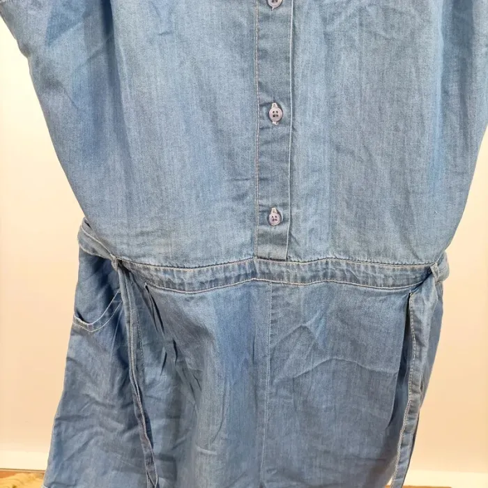 Combishort en jean fluide Darjeeling – bretelles fines, dos nus taille M A943 - photo numéro 3