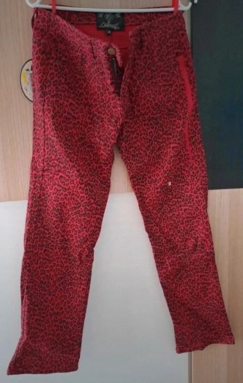 Beau pantalon imprimé léopard