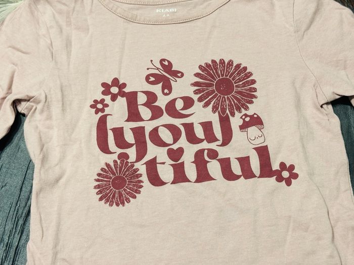 🌸 pyjama Fille "BeYOUtiful" - Tee-shirt ML & Legging - photo numéro 4