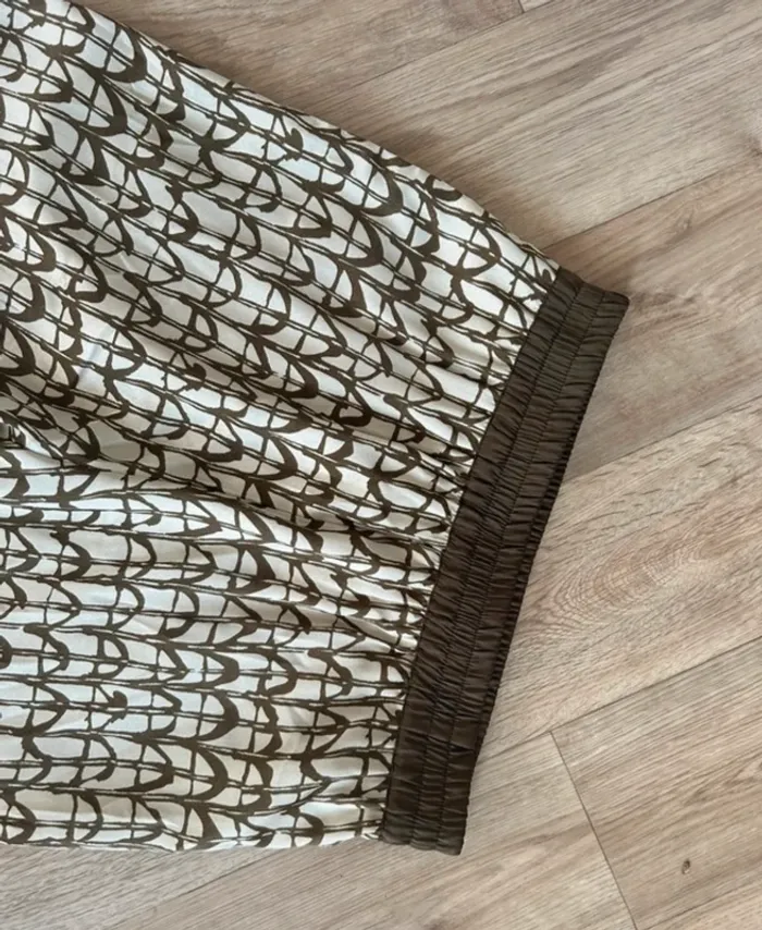 Sisley ensemble pantalon + haut chemise imprimée taille 38 - photo numéro 4