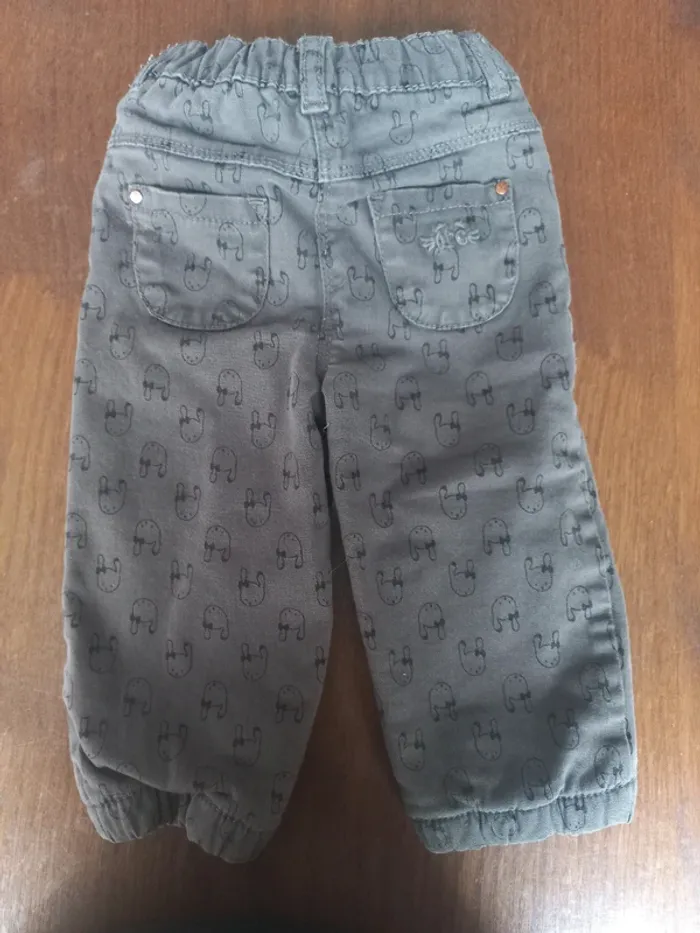 Pantalon fourré Orchestra 12 mois 74cm - photo numéro 2