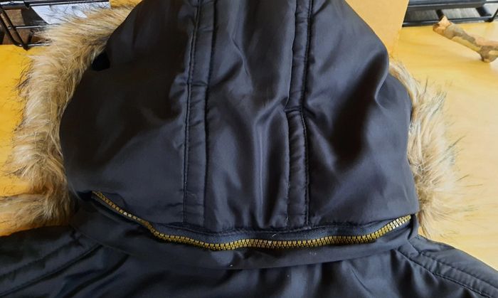 Manteau femme long noir Missy, taille L - photo numéro 4