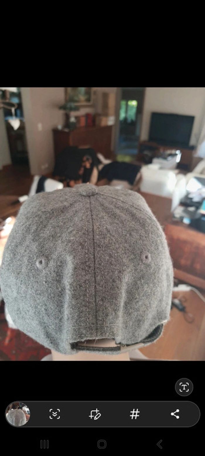Casquette grise Ripndip réglable 50% laine - photo numéro 8