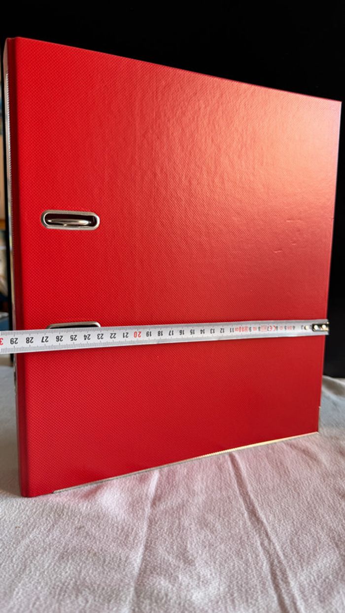 Classeur à levier Esselte Rouge - photo numéro 11