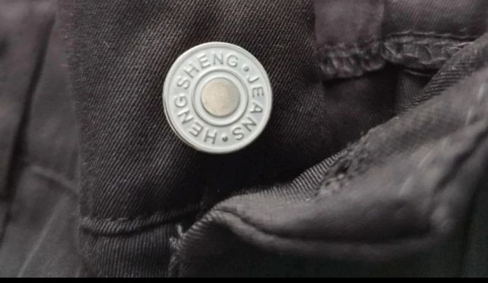 Pantalon noir cargo large Heng sheng jeans - photo numéro 4