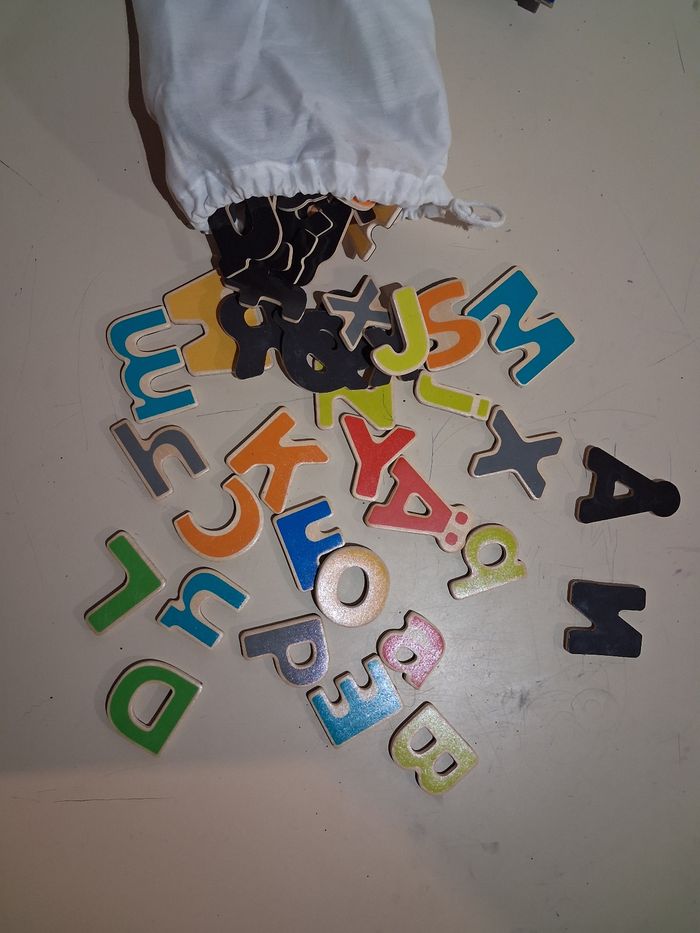 Lettres magnétiques graphèmes rares - photo numéro 3