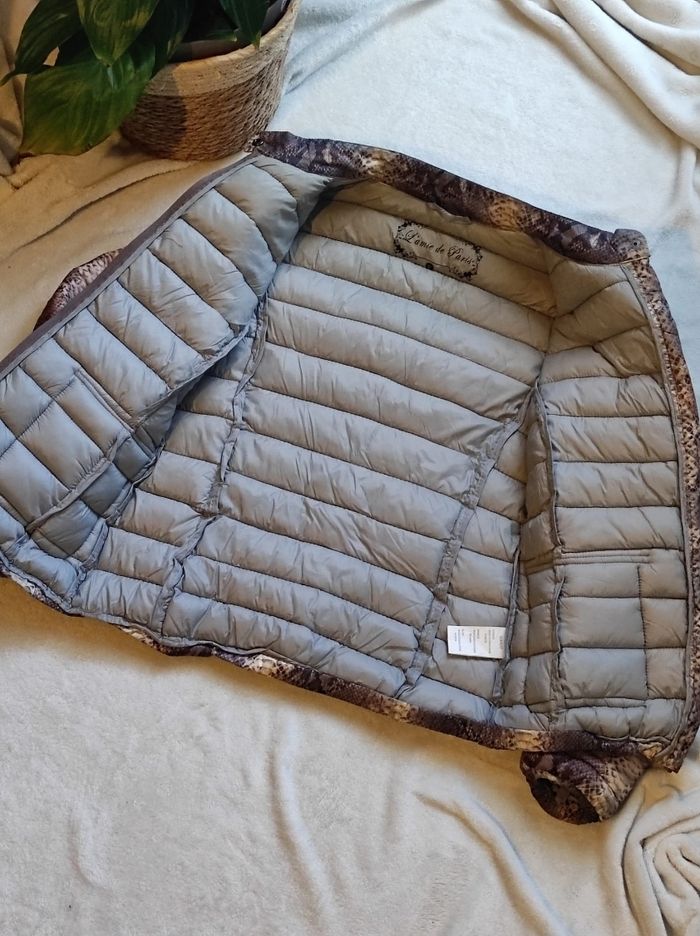 Veste matelassé imprimée serpent taille S - photo numéro 3