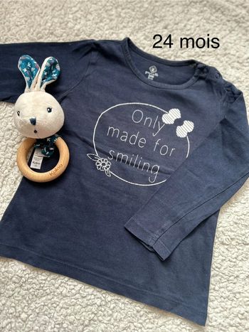T shirt manche longue 24 mois