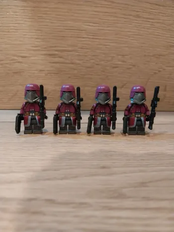 Figurines type lego 4 clones de la Nova corps marine star wars