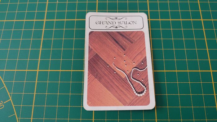 Carte grand salon en l'état Cluedo miro-meccano pièce détachée jeu de société #E26