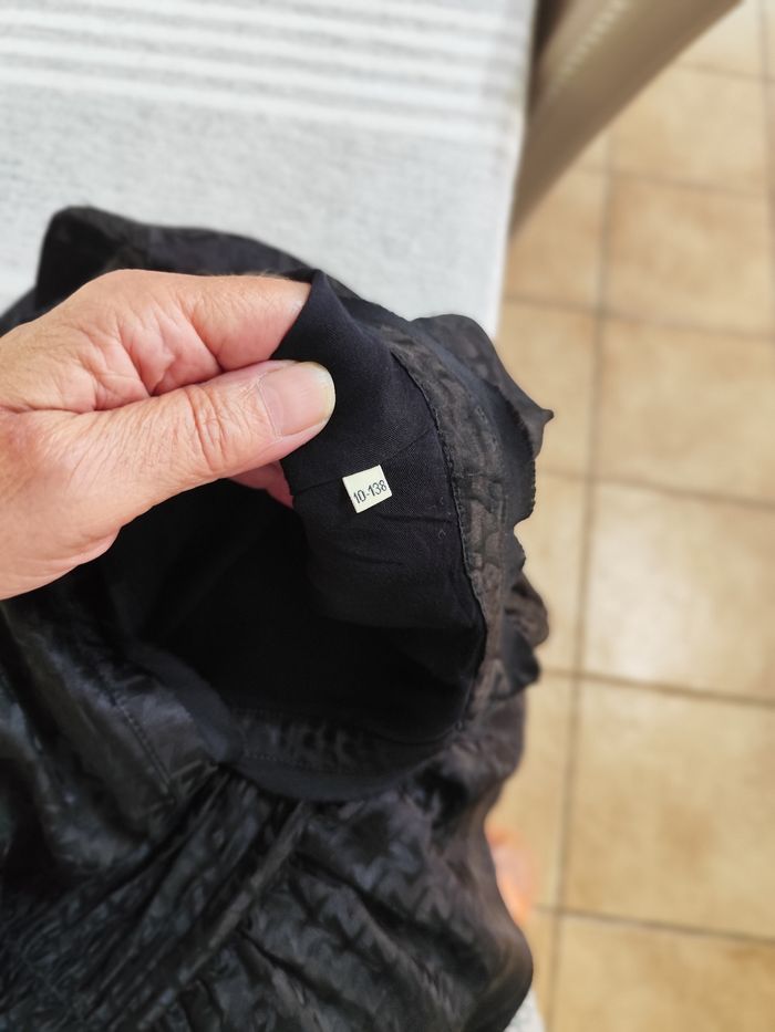 Robe neuve Zadig & voltaire taille 10 ans noire motif satiné automne hiver - photo numéro 8