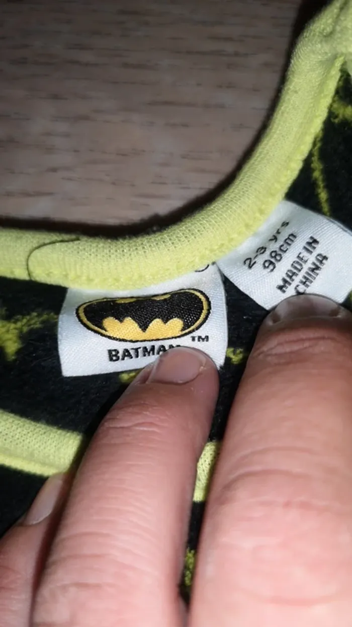 Pyjama batman - photo numéro 2