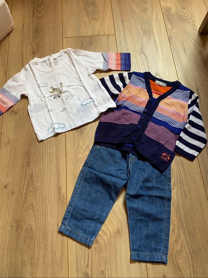 Lot vêtements chauds bebe garçon 6 mois - photo numéro 9