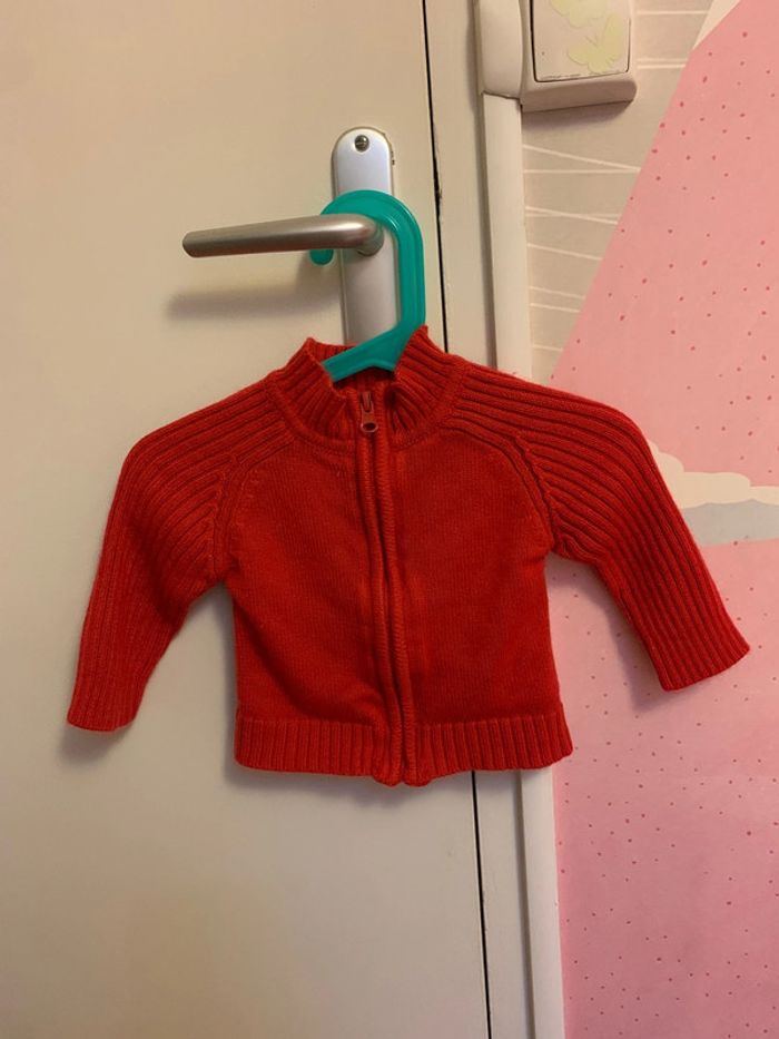 Gilet Rouge Automne Hiver Mixte 6M