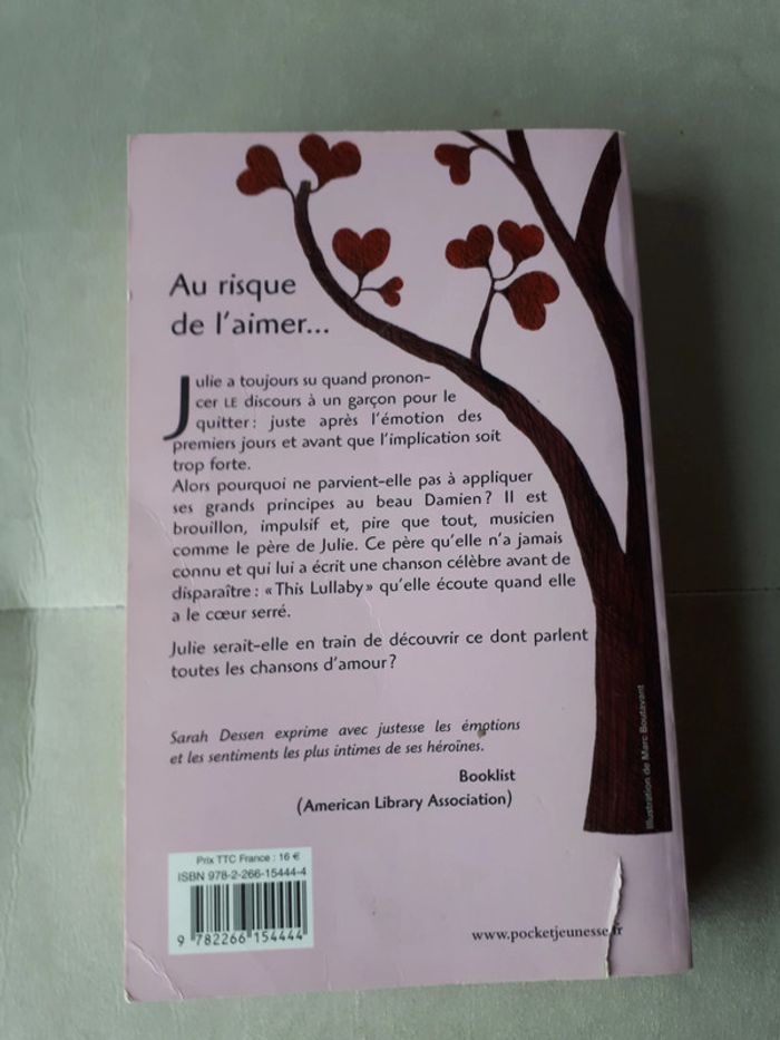 Livre Cette Chanson-là de Sarah Dessen - photo numéro 2