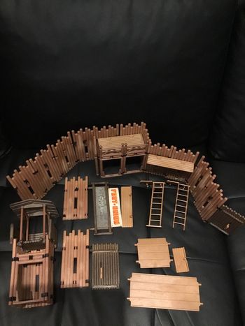 Playmobil western lot Fort Reno nordistes sudistes pièces détachées comme sur les photos