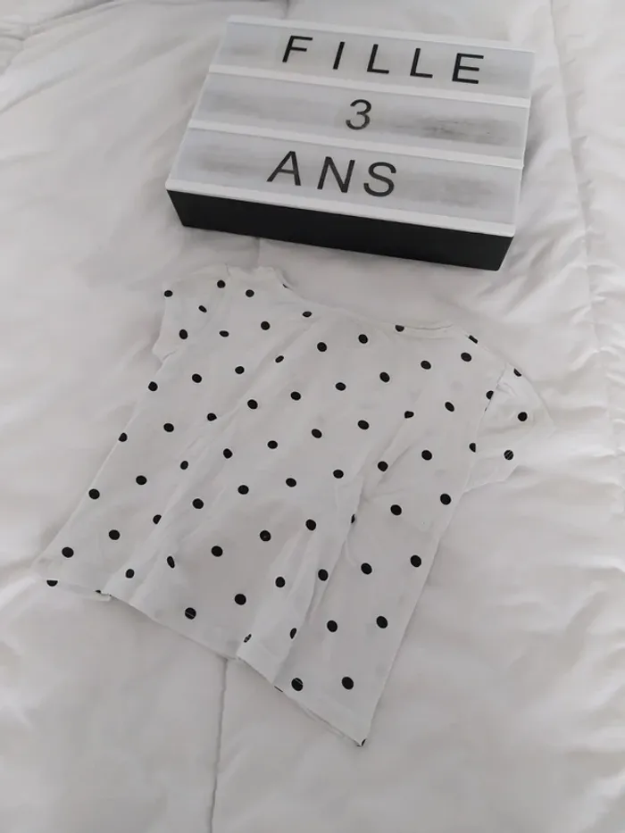 Tee-shirt manche courte fille 3 ans Kiabi - photo numéro 2