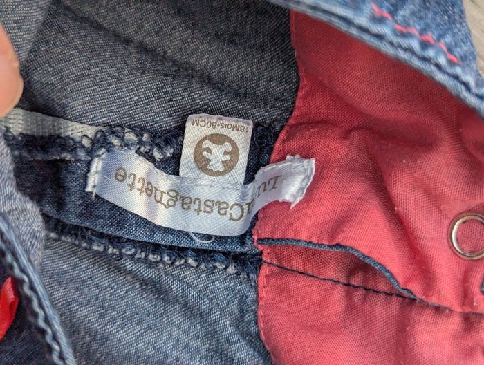 Robe en jean 18 mois Lulu Castagnette - photo numéro 2