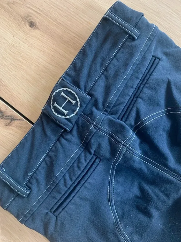 Pantalon d’équitation Harcour – Taille  30  – Bleu Marine - photo numéro 5
