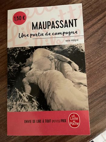 Livre une partie de campagne Maupassant