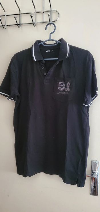 Polo 16 ans gemo noir