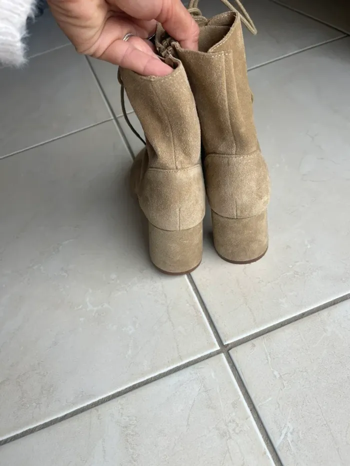 Bottines à lacets Zara 36 - photo numéro 3