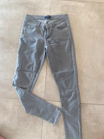 Jean skinny gris