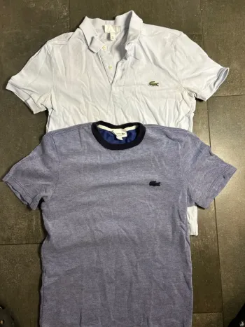 Lot polo et tee shirt Lacoste xs&s