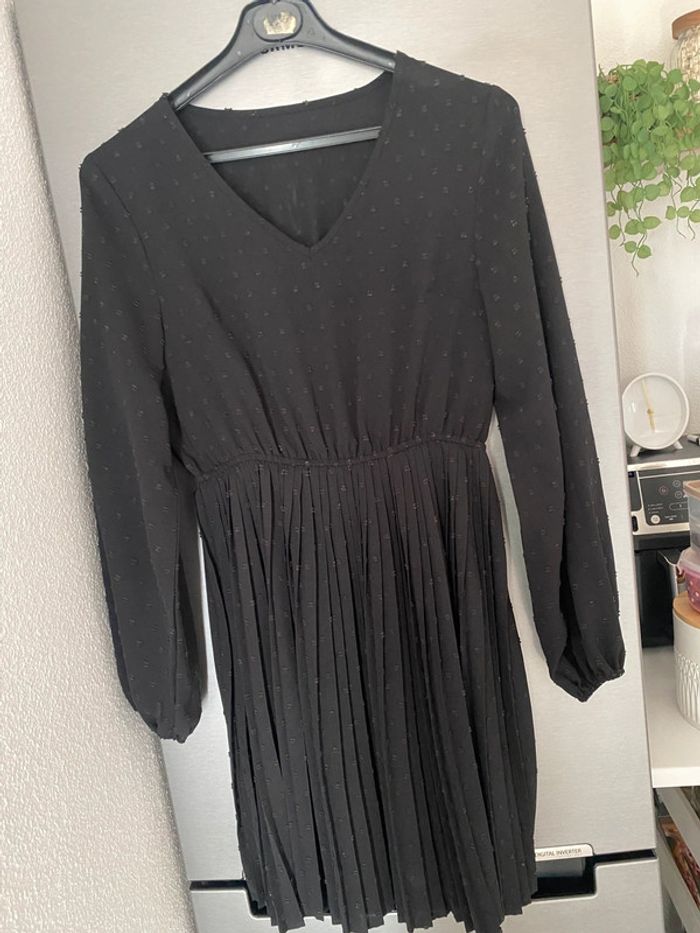 Robe femme noir plissée 38 - photo numéro 3