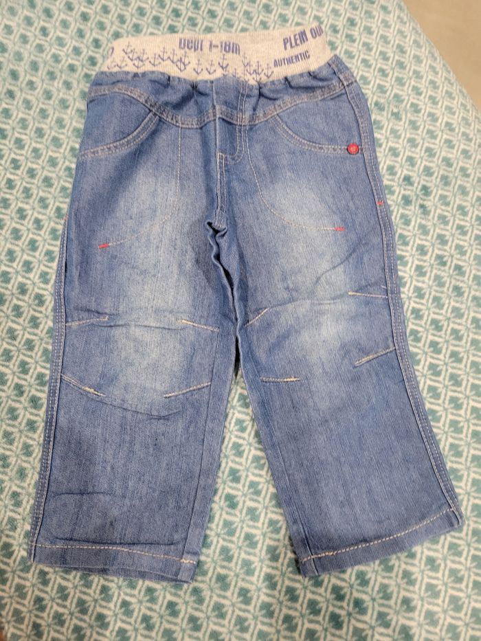 Ensemble T-shirt manches longues +pantalon 18mois - photo numéro 3