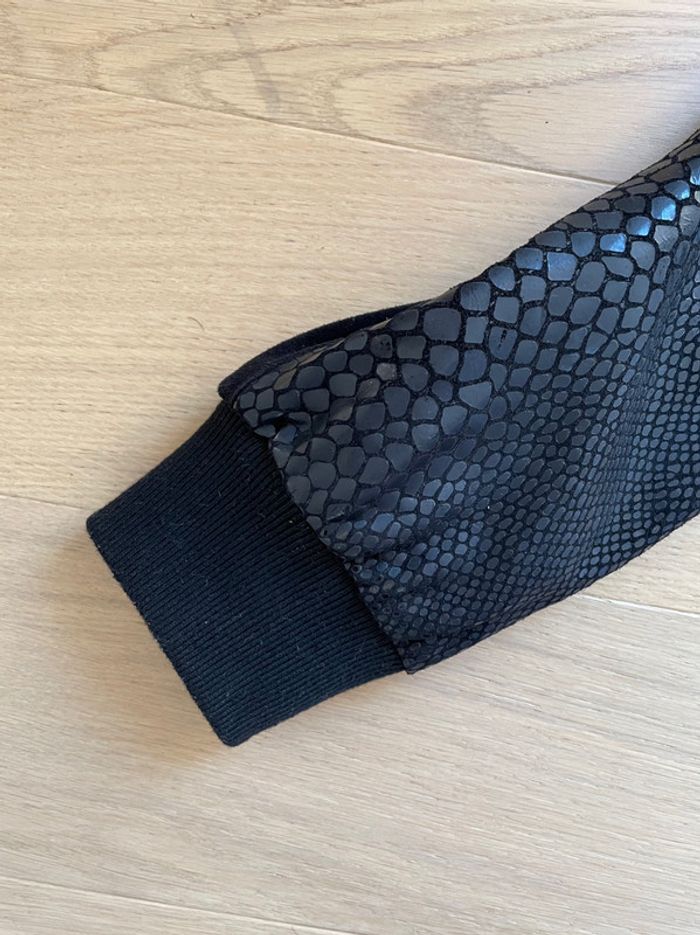 Veste en cuir Les Petites L - photo numéro 4