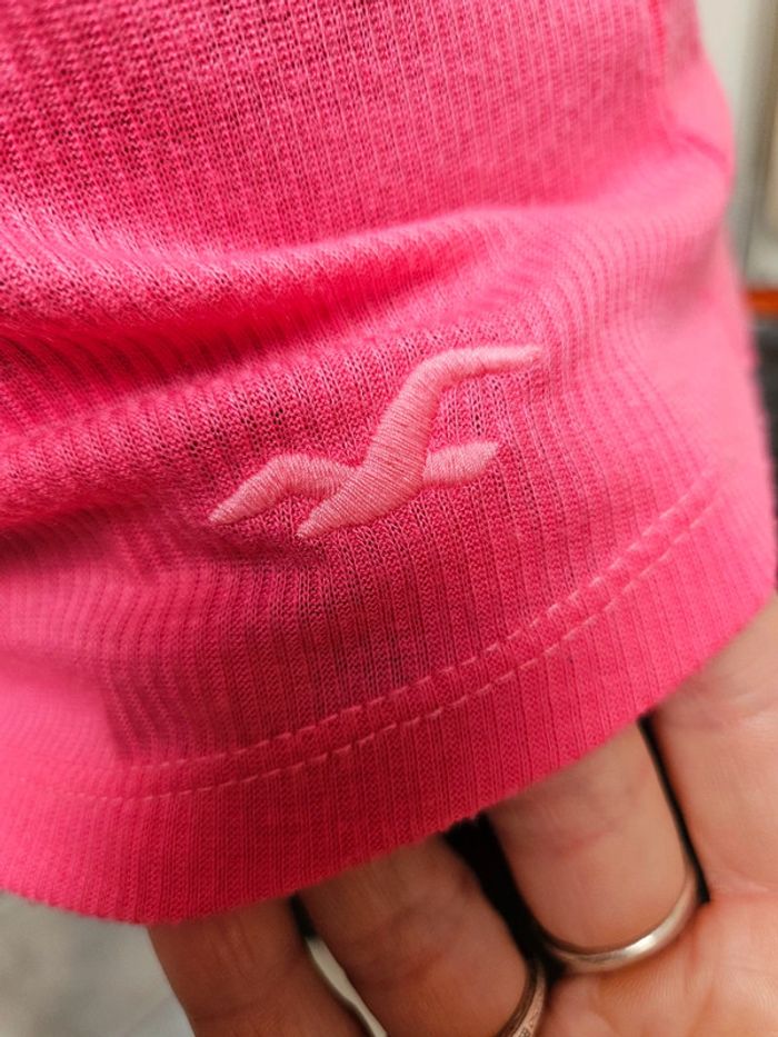 Hollister débardeur rose taille M - photo numéro 4