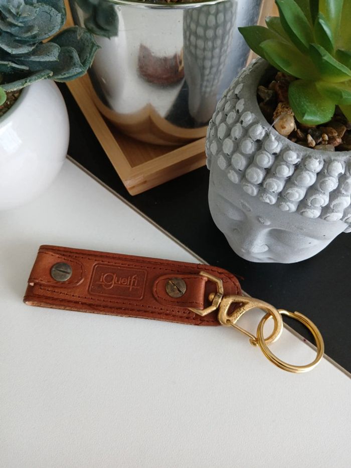 Porte de clé en Cuir🌿🌈 - photo numéro 4
