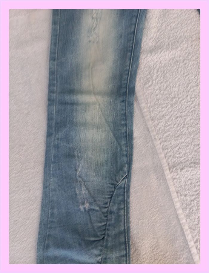 Jean taille basse S Blue Rags Denim - photo numéro 5
