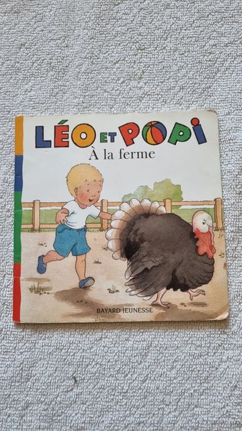Livre léo et popi à la ferme