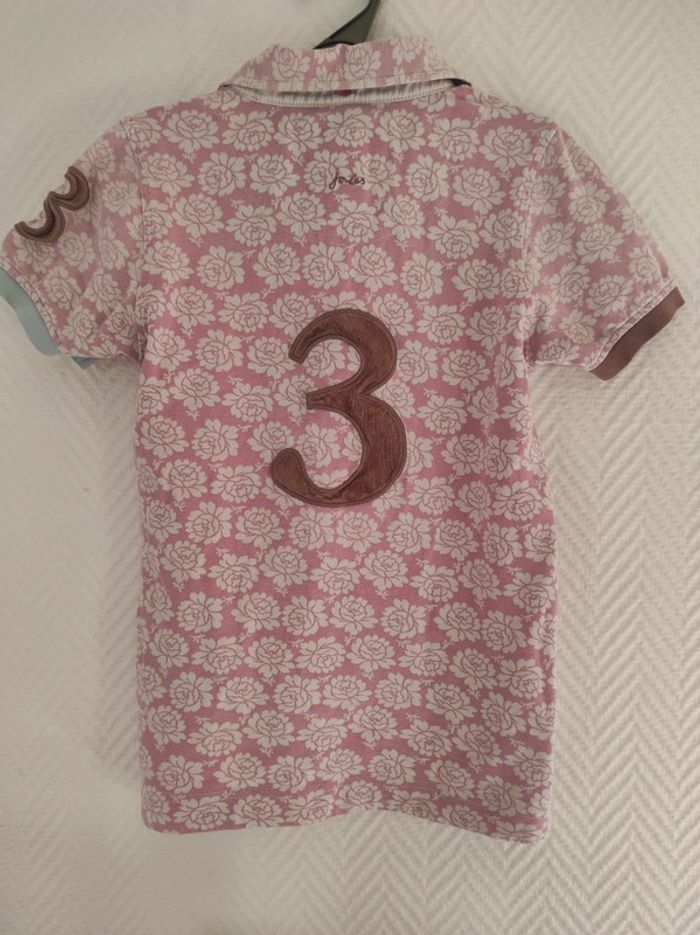 Polo joules rose et blanc 9/10 ans - photo numéro 11
