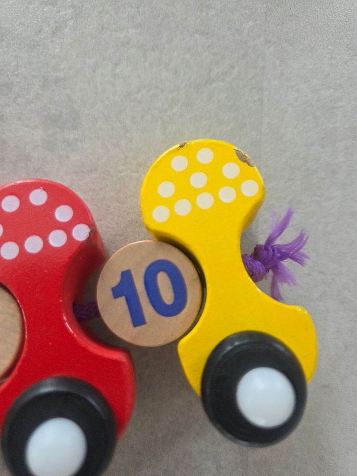 Jouet en bois a tiré - photo numéro 3