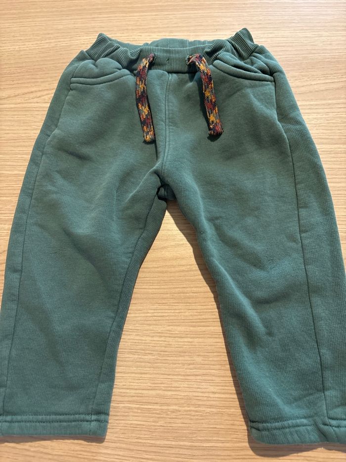 Pantalon jogging vert garçon taille 23 mois 2 ans