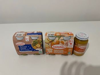 Lot repas Babybio (midi et soir)