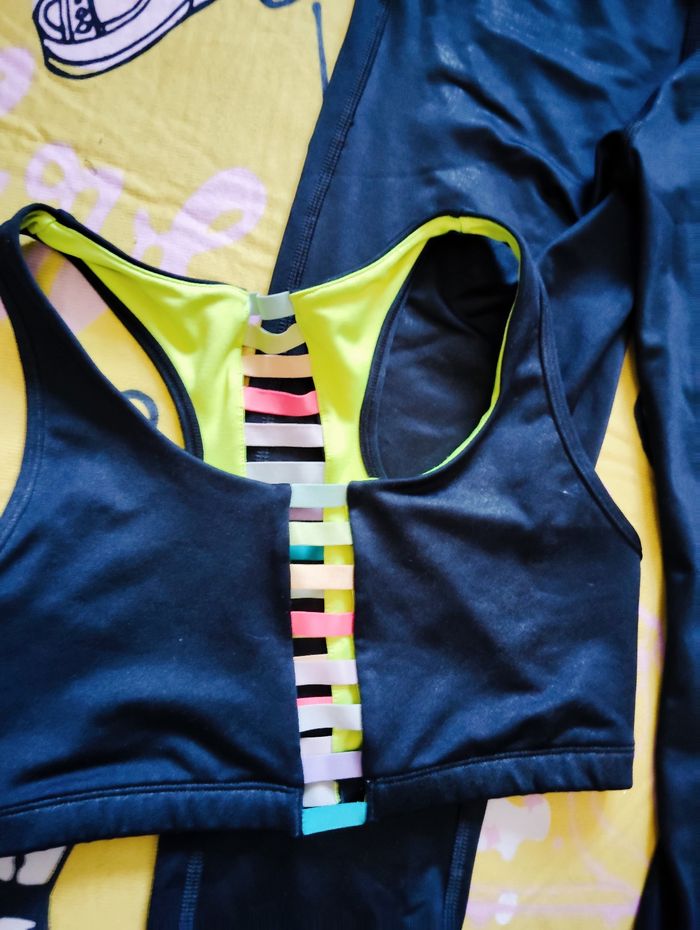 Lot vêtements zumba sport S femme legging top - photo numéro 6