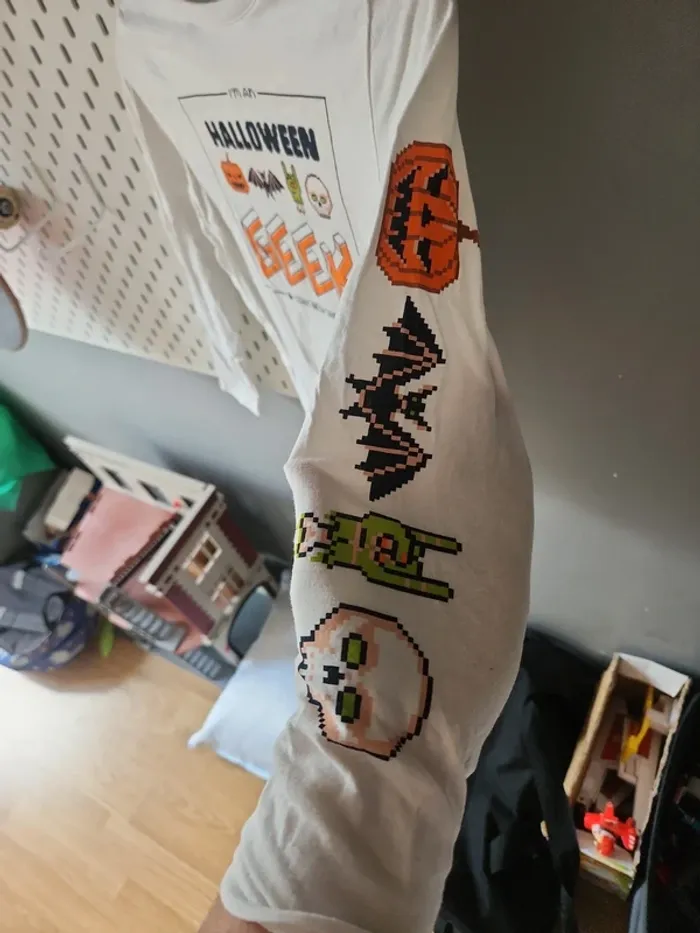 Tshirt ML halloween kiabi - photo numéro 3