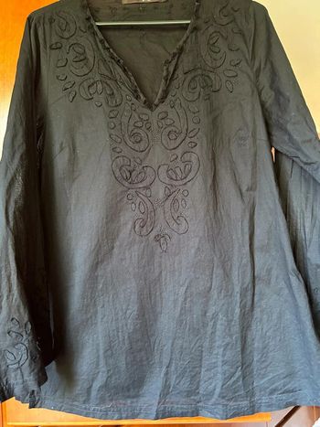Blouse manches longues noire Melvin 40