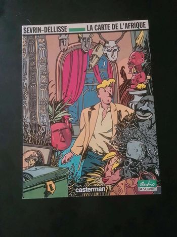 Bd sevrin-dellissela  carte  de  l'Afrique  1991